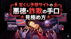 宝くじ予想サイトの悪徳・詐欺の手口と見極め方