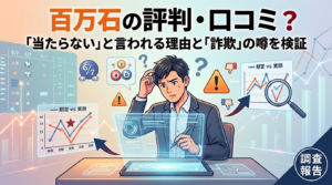 百万石の評判・口コミは要注意？「当たらない」と言われる理由と「詐欺」の噂を検証